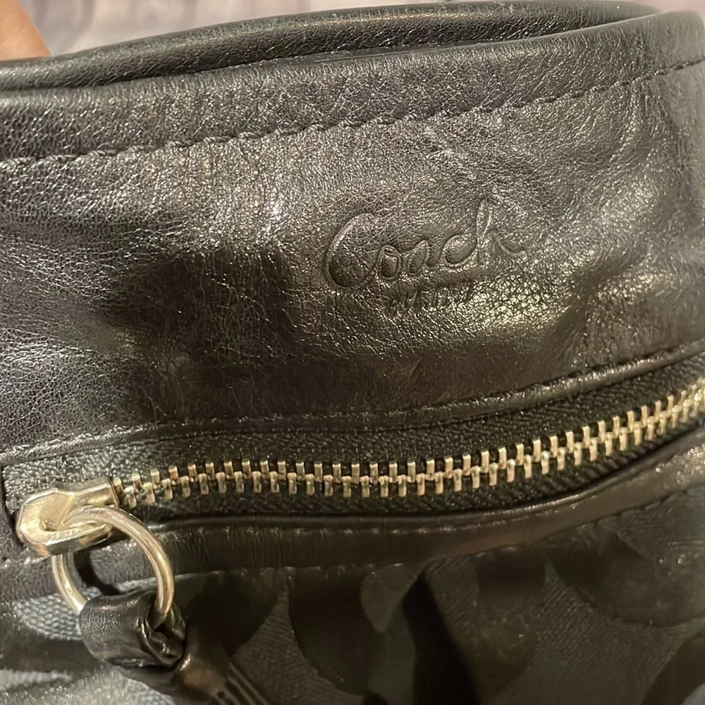 Coach All Black  Shoulder Bag Gothic Look!